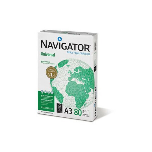 Fotokopir papir A3/80gr Navigator ( 3345 ) Cene