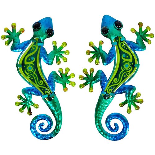 Signes Grimalt Kipci in figurice Lizard Adorno 2 Enoti Zelena Cene