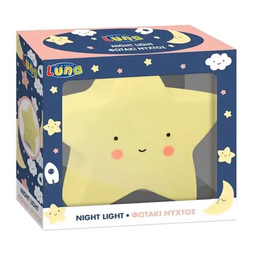 Luna Slatka noćna lampa zvijezda 19cm Cene