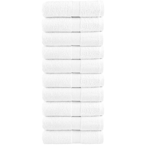 Premium ručnici za pranje SOLUND 10 kom Bijeli 30x30 cm 600 g/m&sup2; Cene