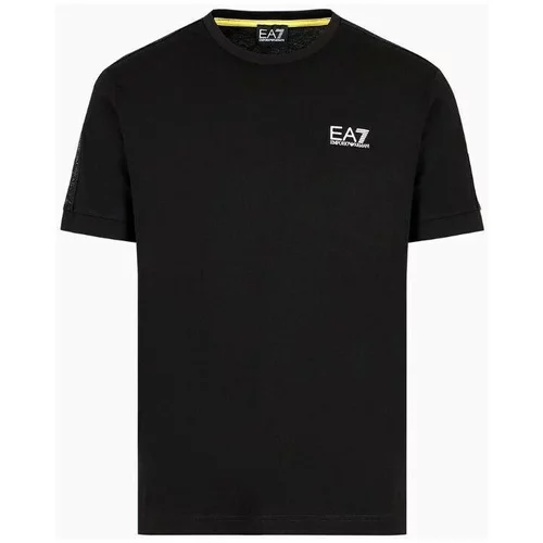 Emporio Armani EA7 Majice s kratkimi rokavi - Črna