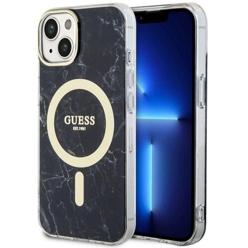 Guess OVITEK GUHMP14SPCUMAK ZA IPHONE 14 ZA MAGSAFE ČRNI MARMOR, (21834655) Cene