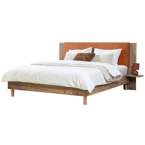 Bobochic Paris Narančasti bračni krevet s podnicom 140x190 cm Lior &amp;ndash; Slike