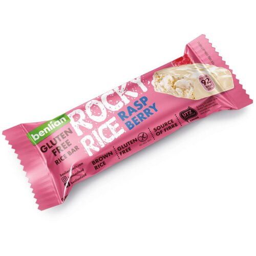 Benlian Food &amp;Scaron;tanglica BENLIAN Rocky rice malina 18g Slike