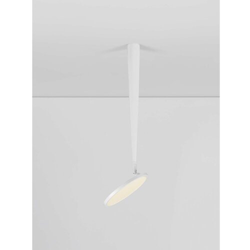 Nova Luce Mat bela aluminijasta LED stropna svetilka z upogljivo konstrukcijo Ekei &amp;ndash; Slike