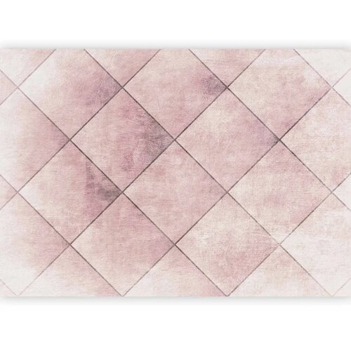 Foto tapeta - Perfect cuts - uniform geometric pattern in tiled pattern with pattern 100x70 Premium Cene