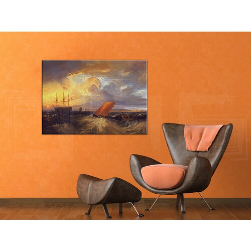  Slika na platnu SHEERNESS VISTA DAL NORE &amp;ndash; William Turner Slike
