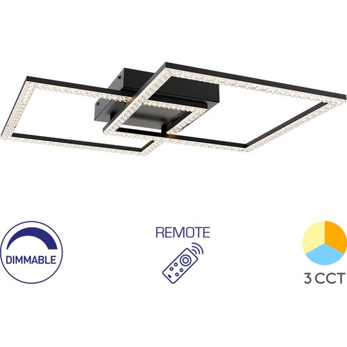 Braytron led plafonjera bry crystal a 55W 3u1 daljinski BH17-04891 Cene