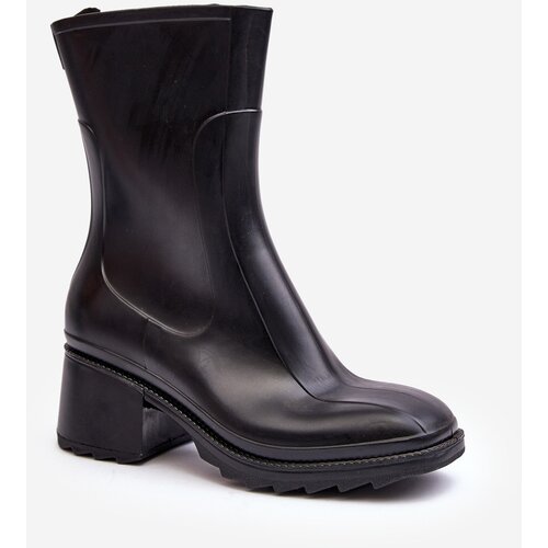 Boto Women's Matte Boots Botki On Heel Black Bertaida Cene