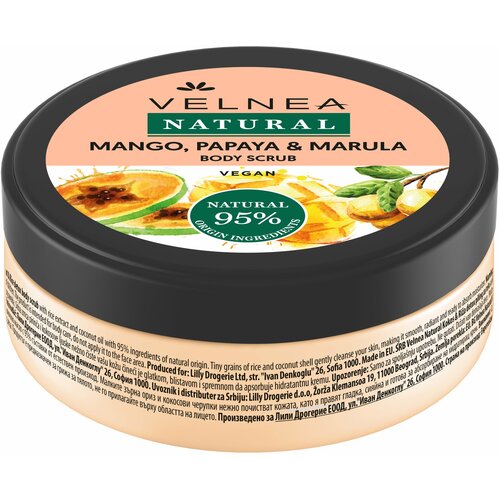 Velnea mango, papaya & marula body scrub 200 ml Cene