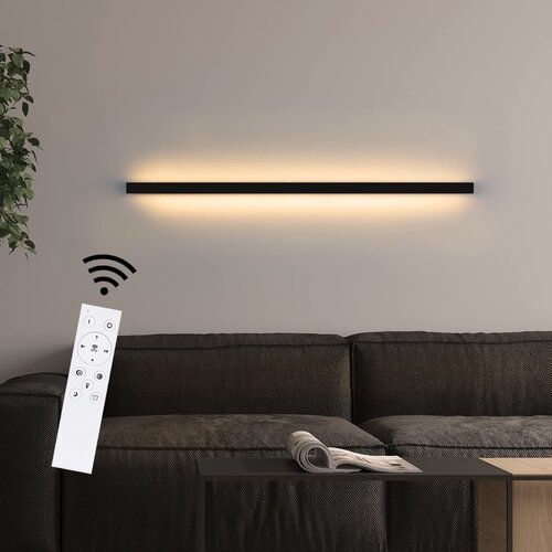 Nettlife LED stenska svetilka za notranjo uporabo, črna, nastavljiva, 100 cm, moderna, 15 W, svetilka za hodnik, stenska razsvetljava, (22136403) Cene