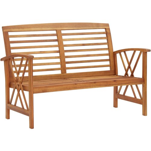 VidaXL Vrtna klop 119 cm trden akacijev les Slike