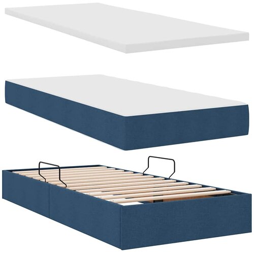  s madracem i skladi&amp;scaron;tem Plava 100 x 200 cm tkanina Slike