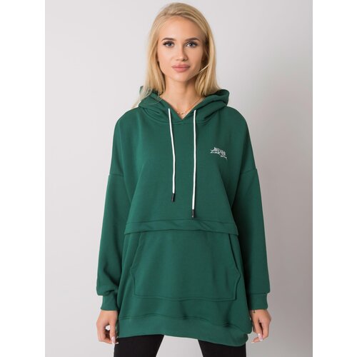 RELEVANCE Sweatshirt-RV-BL-7095.30P-dark green Cene