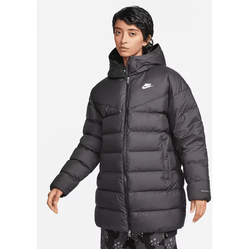 Nike Zimska jakna crna / bijela