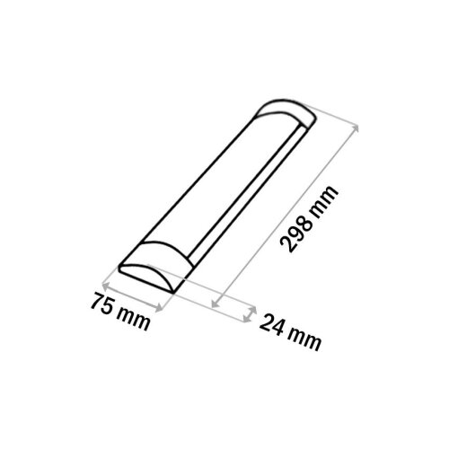  LED svetlo za montažu ispod kuhinjskog ormarića QTEC LED/9W/230V 30 cm crno Slike