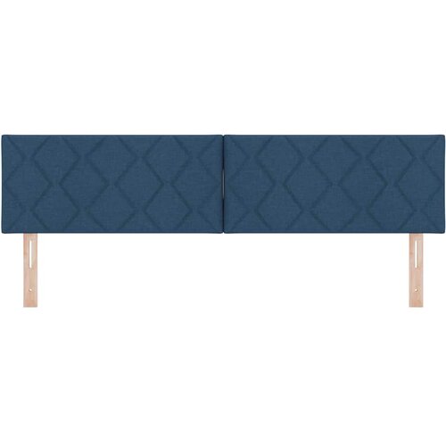  LED glava kreveta Plava 180 cm tkanina Slike