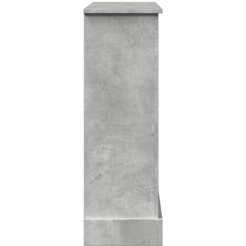  Okvir za kamin boja betona 90x30x90 cm od konstruiranog drva Slike