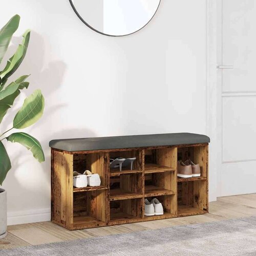  Klupa za cipele staro drvo 102x32x50 cm izrađeno drvo Cijene