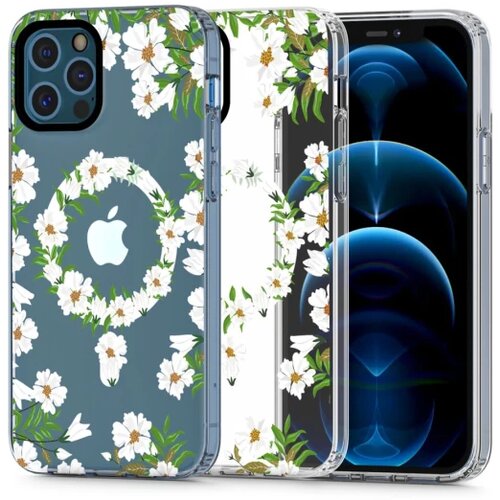 TECH-PROTECT MAGMOOD MAGSAFE maska za IPHONE 13 PRO WHITE DAISY Cijene
