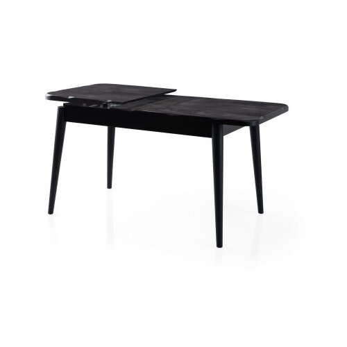 Hanah home Trpezarijski sto Crea - 2941, 130x75x80 cm, Crni Slike