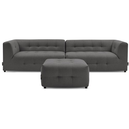 Bobochic Paris Tamno sivi kauč 324 cm Kleber - Slike