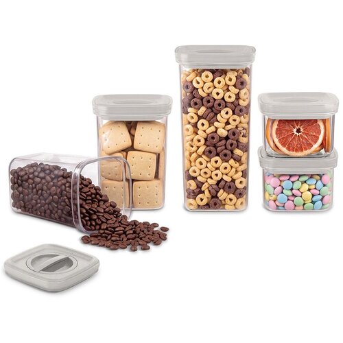 Berlinger Haus Set od 5 posuda za odlaganje sa 5 poklopaca Sahara Collection BH-8575N, Krem Cene
