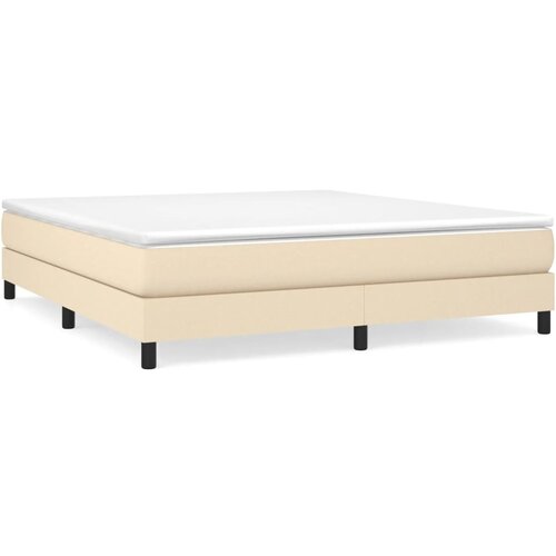 Maison Chic Box spring postelja - Vzmetna postelja z vzmetnico krem 180x200 cm blago SL8454, (21886270) Cene