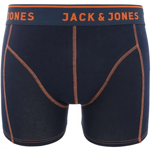 Jack & Jones Boksarice 'JACSIMPLE' nočno modra / oranžna