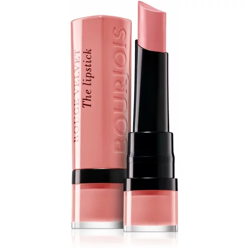 Bourjois Rouge Velvet The Lipstick mat šminka 2,4 g odtenek 02 Flaming´rose za ženske