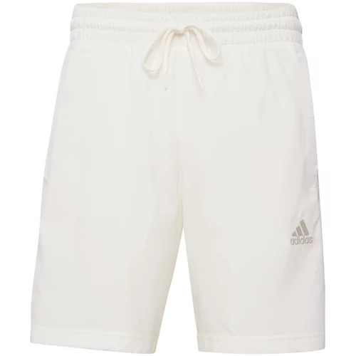 ADIDAS SPORTSWEAR Sportske hlače 'Essentials Chelsea' bež / bijela