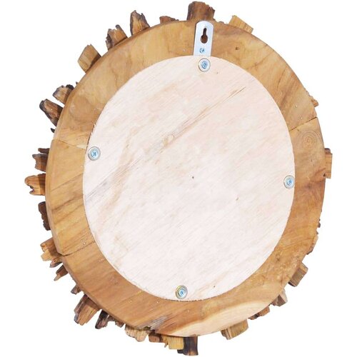 VidaXL Zidno ogledalo od tikovine 60 cm okruglo Slike