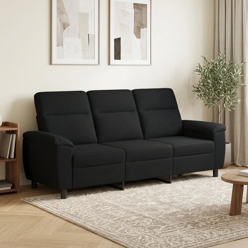 SOFA Crna 214 x 90 x 95 cm Tkanina Cijene