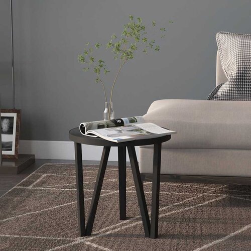  Stolić za čaj crni &Oslash; 35 cm MDF Cijene