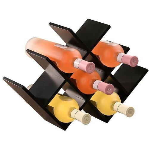 Crafter Kesper polica za vino crna 46.5x12x30 cm Cene