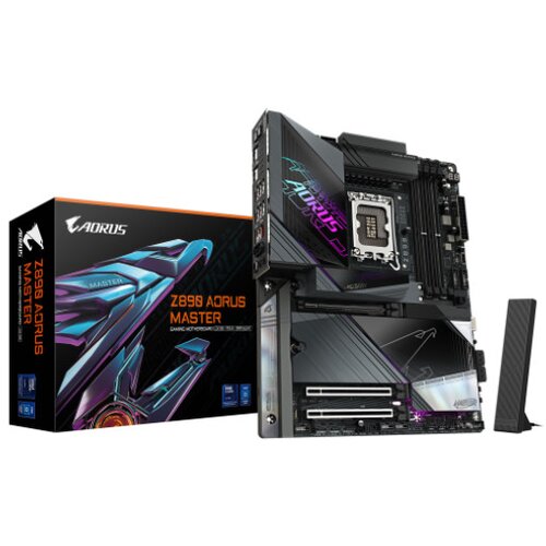 Gigabyte LGA 1851, Intel Z890, Supports Intel Core Ultra processors (Series 2), 4 x DDR5 D5 Bionic Corsa for Infinite Memory Performance ( Z890 AORU Cene