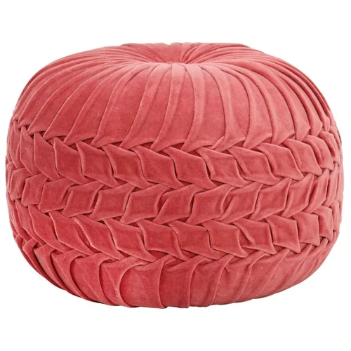  Tabure iz bombažnega žameta vezeni dizajn 40x30 cm roza