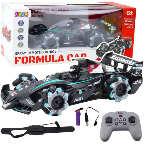 Formula na daljinsko upravljanje sa dimnim efektima 2.4G - tirkizno/crna Cene