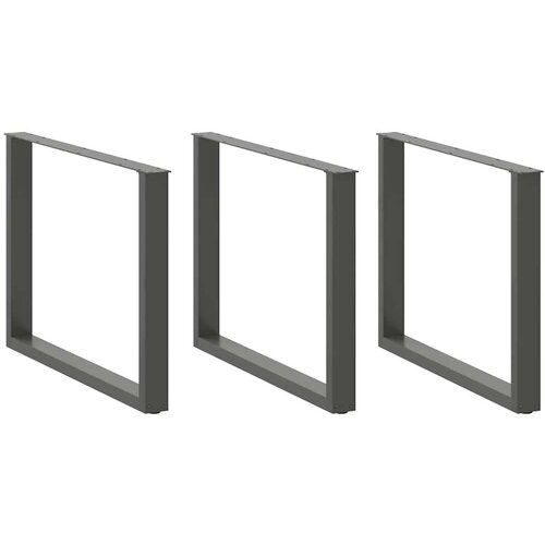  Noge stolića za kavu U-oblika 2kom antracit 100x(72-73)cm čelik Slike