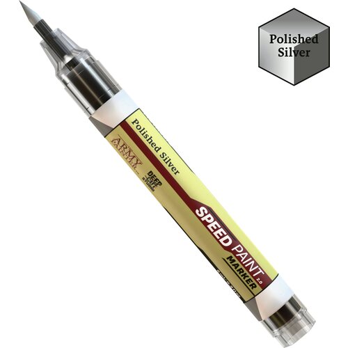The Army Painter Speedpaint Marker - Polished Silver Cene