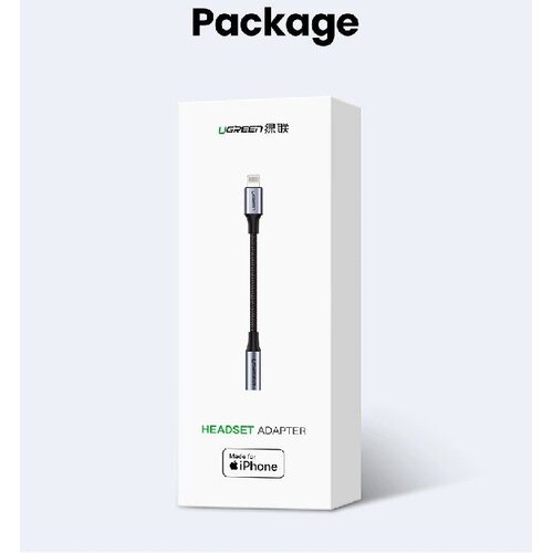 Ugreen Lightning na 3.5mm audio adapter Slike