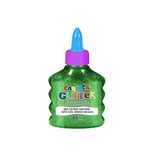 Carioca Bleščeče tekoče iskreče zeleno lepilo 88ml - Cene