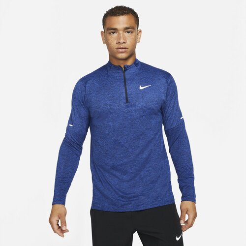 Nike m nk df elmnt top hz, mu&amp;scaron;ki duks za trčanje, plava DD4756 Slike