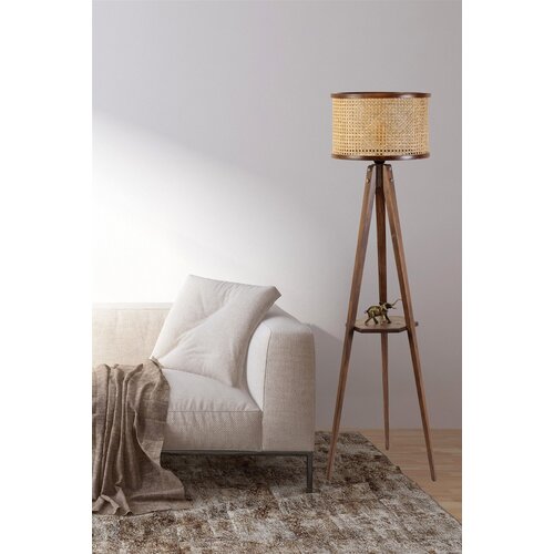 Opviq gizem 8746-6 rattanwalnut floor lamp Cene