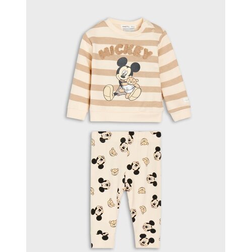 Sinsay Pamučni komplet: majica dugih rukava i tajice Mickey Mouse Slike