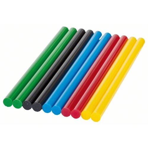 Bosch Ljepljivi štapići Bosch 7 mm 150 mm višebojno sortirano 2609256D30 10 komada 60 Cijene