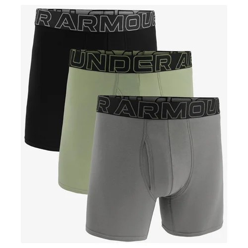 Under Armour M UA Perf Cotton 6in Oprijete boksarice 3 Piece Siva