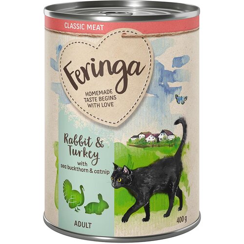 Feringa Classic Meat meni 6 x 400 g Zajec &amp;amp; puran Slike