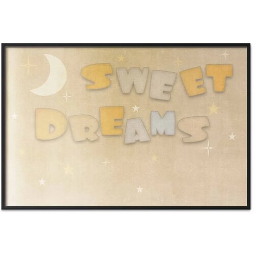  Plakat - A Wish for a Good Night 60x40 Crni okvir Cijene