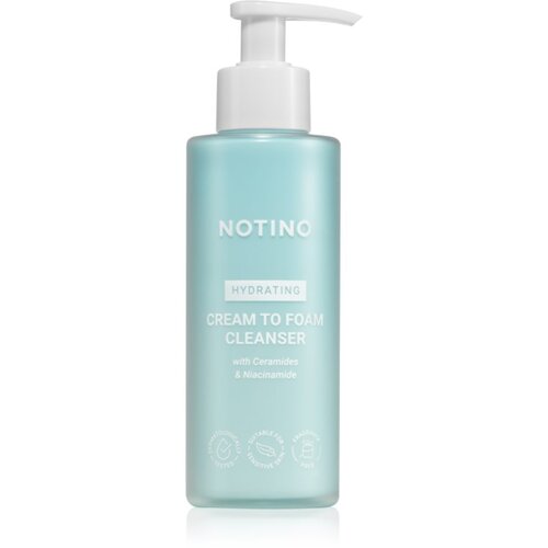 Notino Hydrating Cream to Foam Cleanser with Ceramides &amp;amp; Niacinamide nežna čistilna penasta krema z vlažilnim učinkom 190 ml Slike